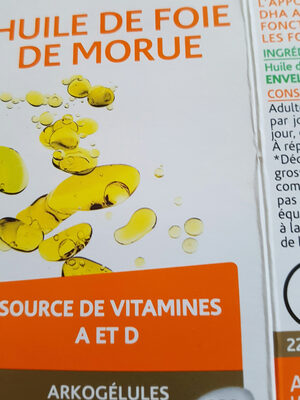 Huile De Foie De Morue Arkopharma X 220 Capsules - 3401571481026