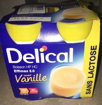Delical Effimax 2.0 Vanille 4X200ML - 3401598728364