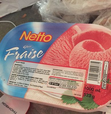 Netto glace fraise - 3410280005775