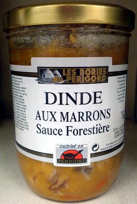 Dinde aux marrons sauce forestière - 3416952613453