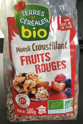 Muesli croustillant aux fruits rouges - 3421557501692