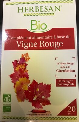 Vigne rouge  complement alimentaire a base - 3428883630201