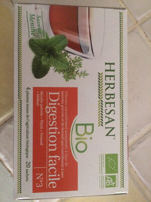 Herbesan Digestion Facile - 20 Sachets - Herbesan - 3428883658007