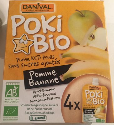 Poki Bio pomme-banane - 3431590008331