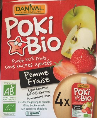 Poki Bio Pomme-Fraise - 3431590008348
