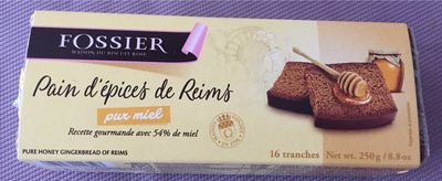 Pain D'Epices De Reims Pur Miel - 3435070118107