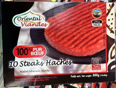 10 steaks hachés - 3436590010025