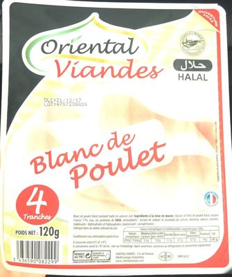 Blanc de poulet halal - 3436590082299