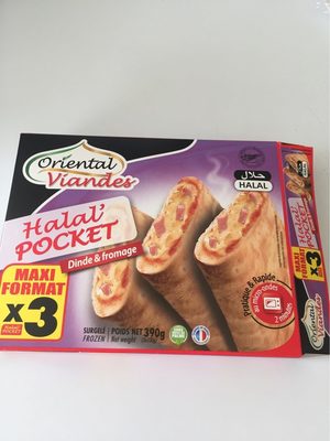 Halal Pocket dinde et fomage - 3436598134495