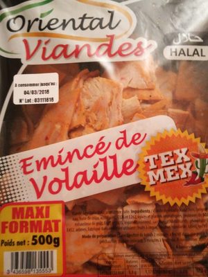 Emincé de volaille Tex Mex - 3436598135553