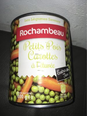 Petits Pois Carottes à l'étuvée (Extra Fins) - 3439497012314