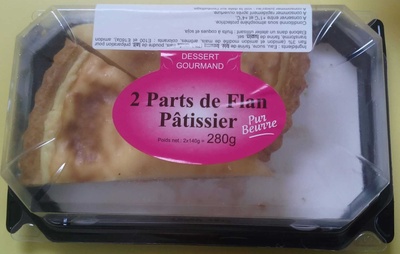 2 Parts de Flan Pâtissier - 3456580910432