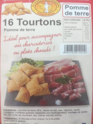 Tourtons pommes de terre fromage - 3462452012012