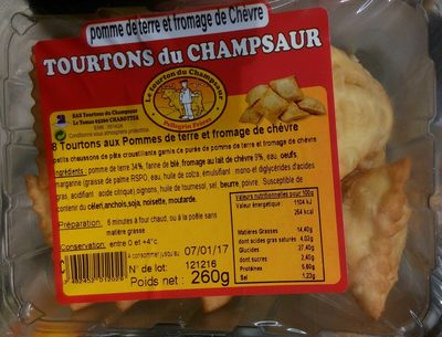 Tourtons du Champsaur pomme de terre et fromage de chèvre - 3462452012029