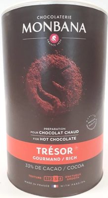 Chocolat en poudre Trésor 1 kg - 3474340089914