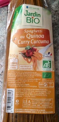 spaghetti au quinoa curry curcuma - 3478820003643