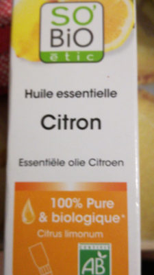 Huile Essentielle Citron Bio - 3478820006422