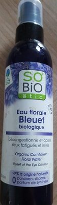 Eau Florale De Bleuet Bio Décongestionnante 200ML SO'BiO étic - 3478820006897