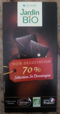 Chocolat Noir dégustation Jardin Bio - 3478820052511