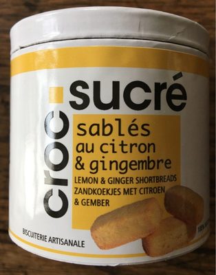 Croc sucré sablé au citron & gingembre - 3481718131120