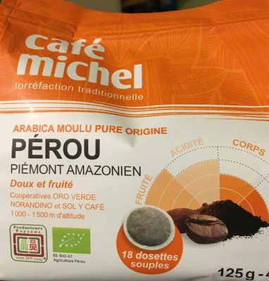 Dosettes Pur Arabica Du Perou - 3483981300012