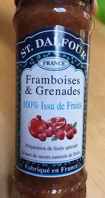 Confiture de framboises et grenades - 3492390009584