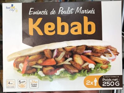 Emincés de Poulets Marinés Kebab - 3499150333279