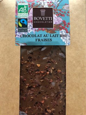 Chocolat au Lait Bio Fraises - 3501940422008