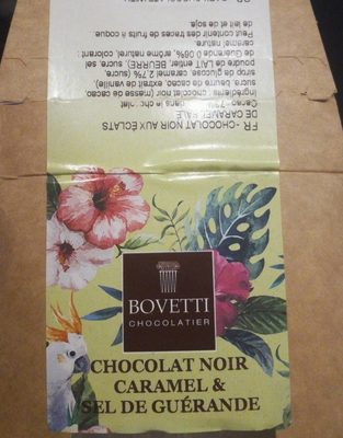 Chocolat noir caramel et sel de guérande - 3501940439006