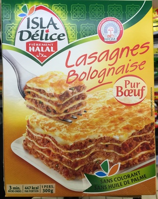 Lasagnes bolognaise pur boeuf - 3512690002211