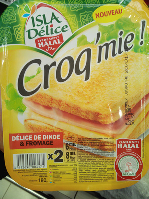 Croq'Mie Délice de dinde & Fromage - 3512690003171
