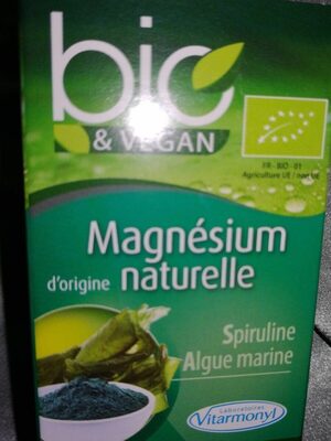Bio vegan magnesium naturelle spiruline - 3515450052570