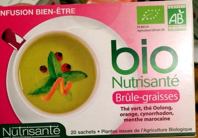 Nutrisanté Infusion Bien être Bio Brûle Graisse - 3515451060123