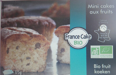 5 Mini cakes bio aux fruits - 3517472417535