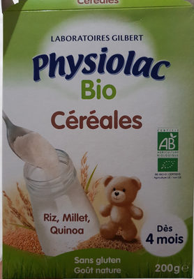 Physiolac Bio Céréales Dès 4 Mois - 3518646124051