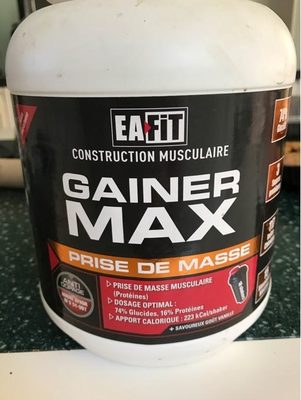 Eafit Gainer Max Weight Gain Vanilla 1,1KG muscular Construction - 3518680010402