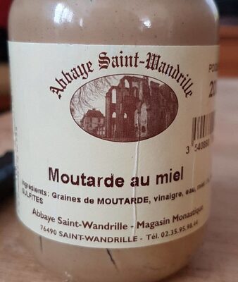 Abbaye De Saint Wandrille -moutarde Au Miel 200 g - 3540860008657