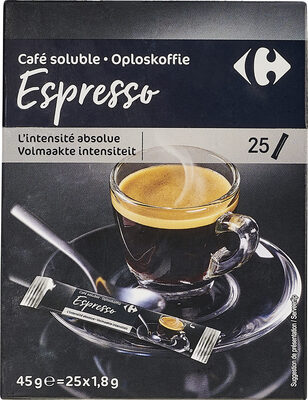 Café soluble esresso - 3560070018338