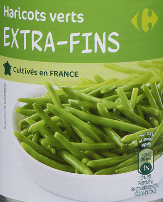 Haricots verts  extra fins - 3560070323067