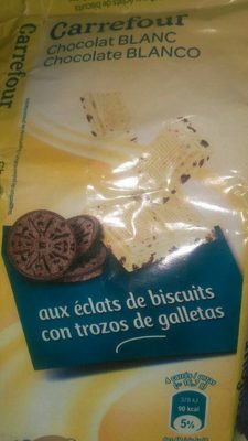 Chocolat Blanc aux Éclats de Biscuits - 3560070869480