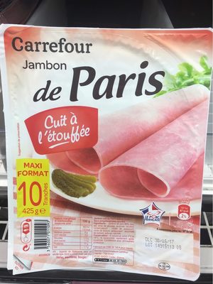 Jambon de Paris cuit à l'étouffée (maxi format) - 3560071011093