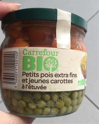 Petit pois extra fins et jeunes carottes à l'étuvée - 3560071122140