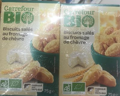 Biscuits Salés au Fromage de Chèvre - 3560071211189