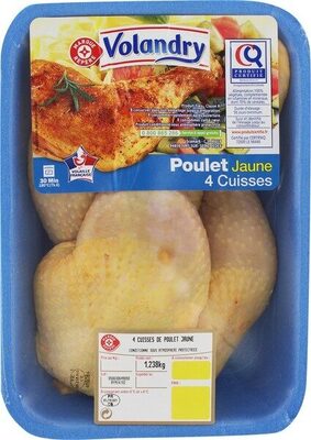 Cuisses de poulet jaune certifié x 4 - 3564700173572