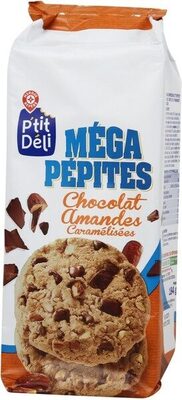 Cookies méga pepites de chocolat et amandes caramélisées - 3564700612132