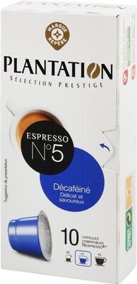 Capsules de café intense décaféiné x 10 - 3564700711002