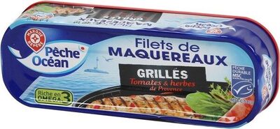 Filets de maquereaux grillés tomate et herbes de Provence - 3564700801185