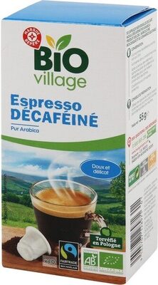 Capsules de café espresso bio Max Havelaar décaféiné x 10 - 3564707128971