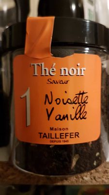 Thé Noir saveur Noisette Vanille - 3564884000015