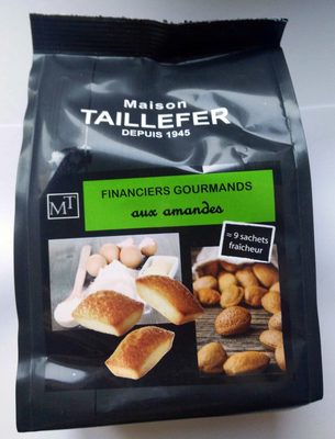 Financiers gourmands aux amandes - 3564884010342